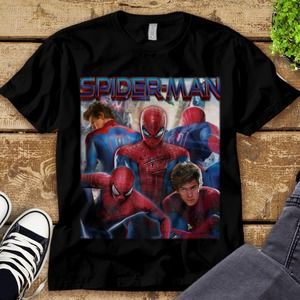 Marvel Andrew Spider-man Poster Comeback Unisex Adult T-shirt Kid Shirt